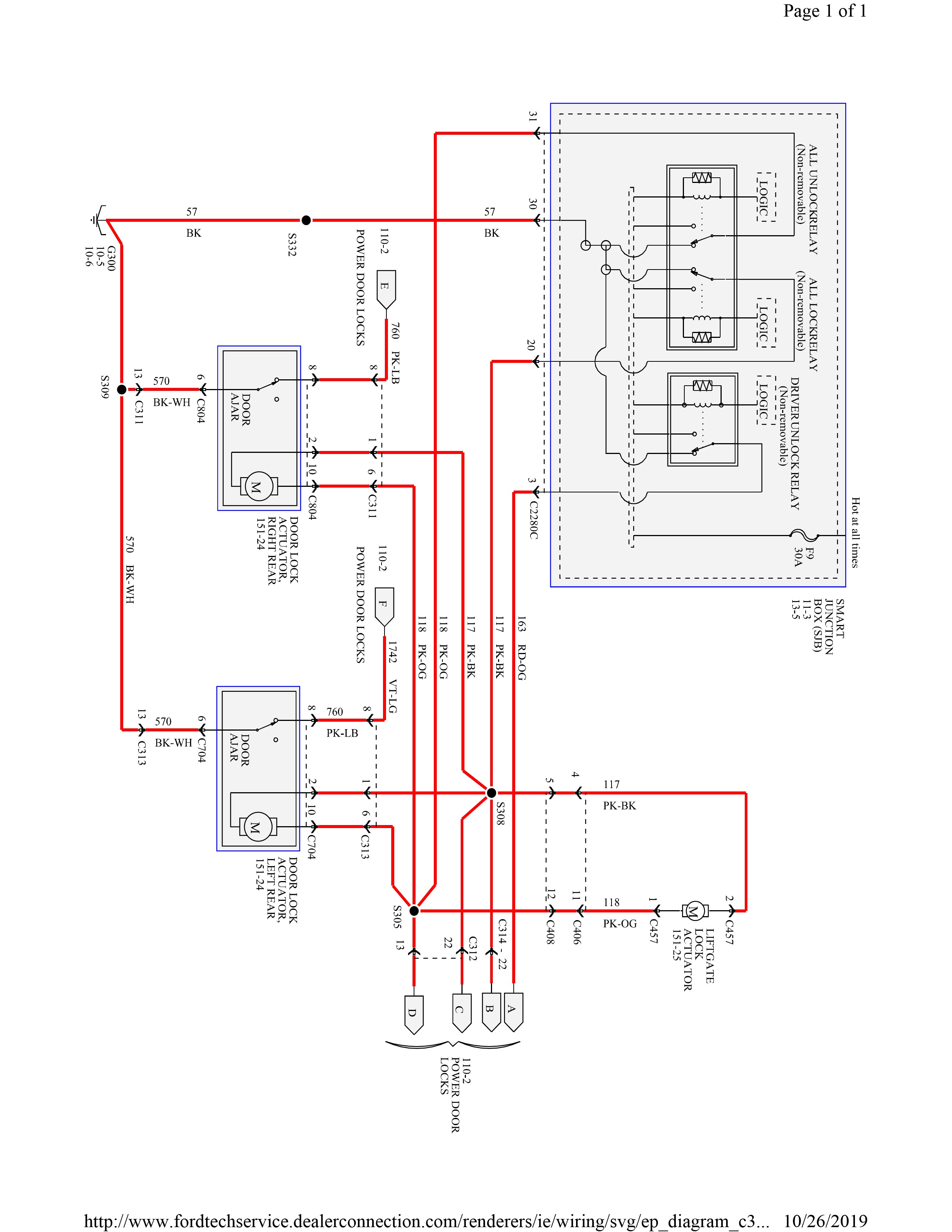 Mazda Tribute 2005-2007 wiring diagrams